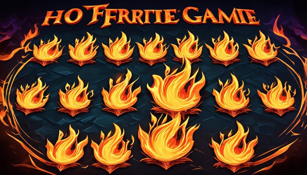 10 Hot HOTFIRE Paytable