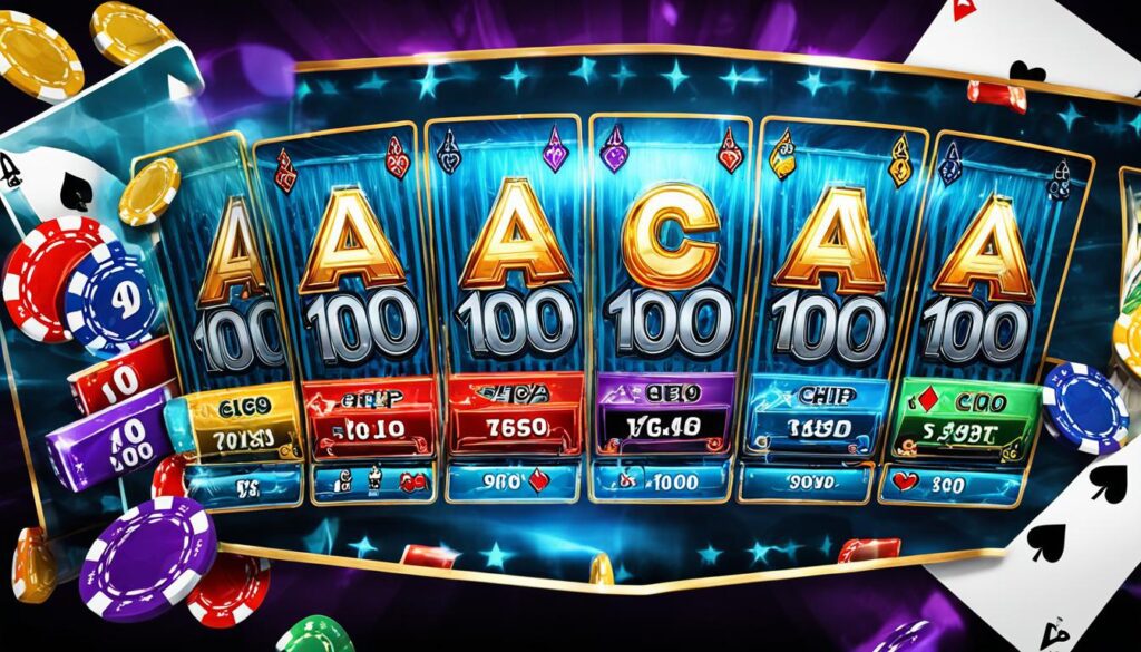 Aces & Eights 100 Hand online casino game