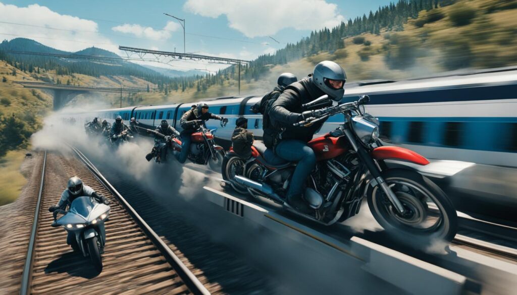 Adrenaline-Fueled Bandit Chase Adrenaline-Fueled Bandit Chase