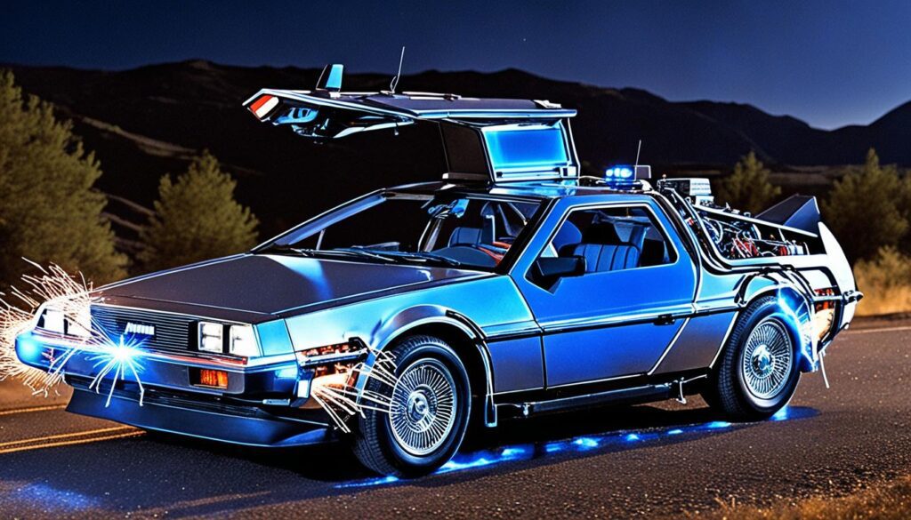 Back to the Future time machine