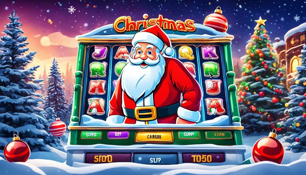 Christmas themed slot machine Christmas themed slot machine