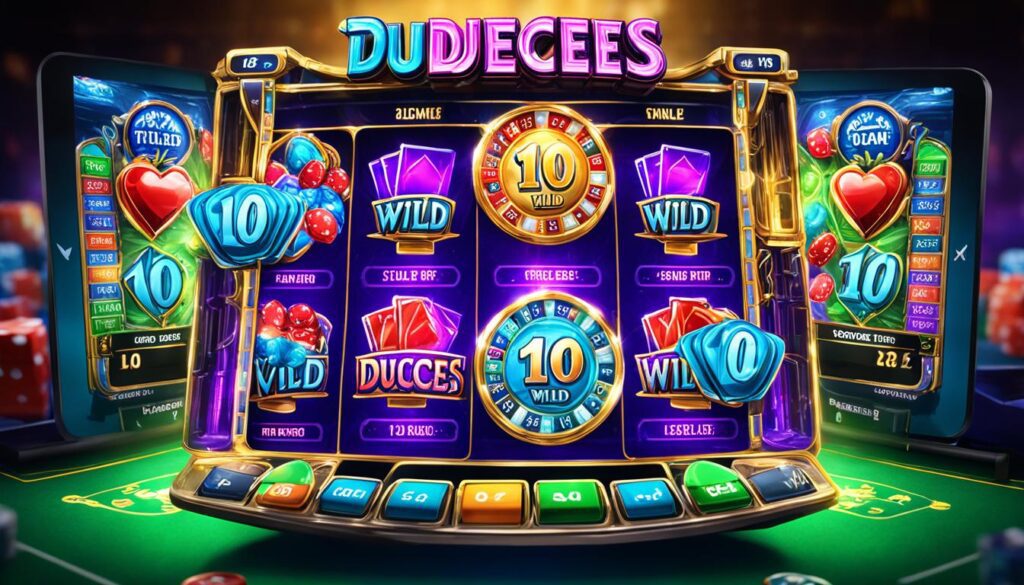 Deuces Wild 10 Hand in Action