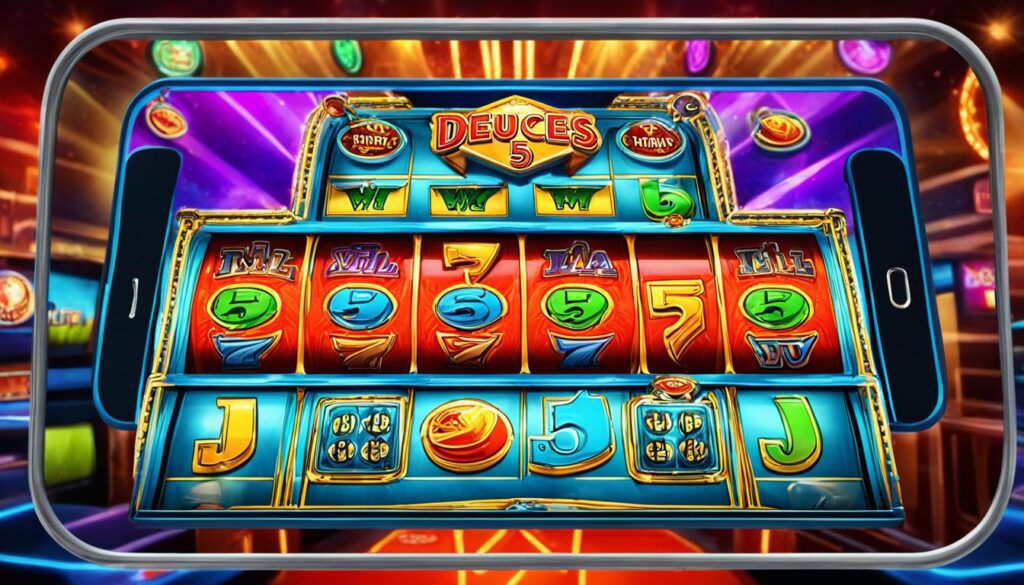 Deuces Wild 5 Hand mobile compatibility demo