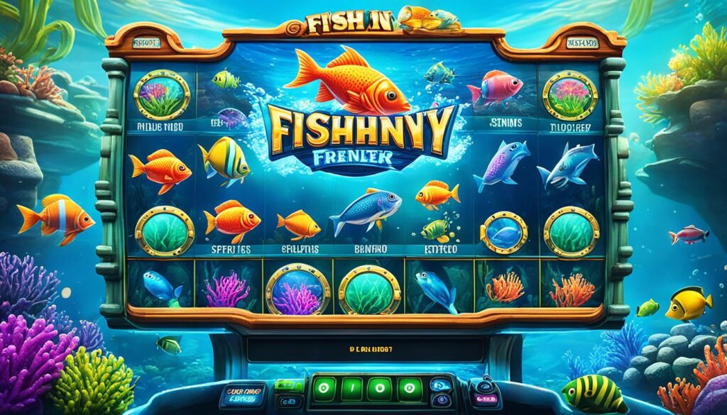 Fishin' Frenzy Full House Slot Image in underwater theme Fishin' Frenzy Full House Slot Image in underwater theme