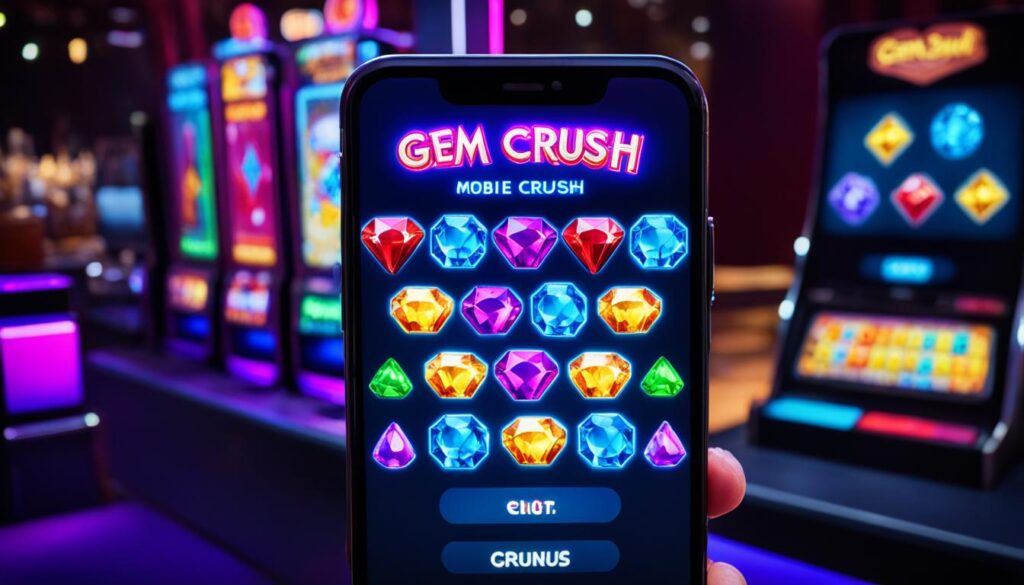 Gem Crush on Mobile Devices