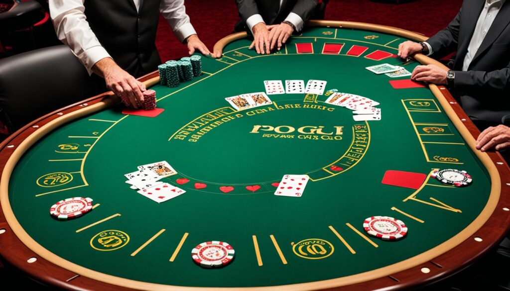 Pai Gow Poker table