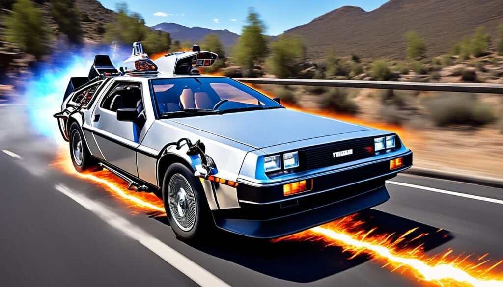 The DeLorean time machine