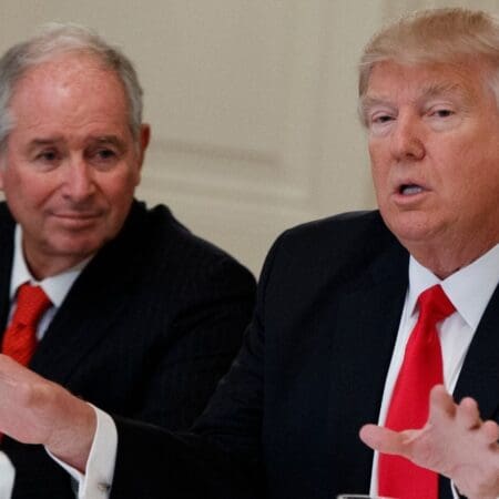 Blackstone’s Stephen Schwarzman Throws Support Behind Trump