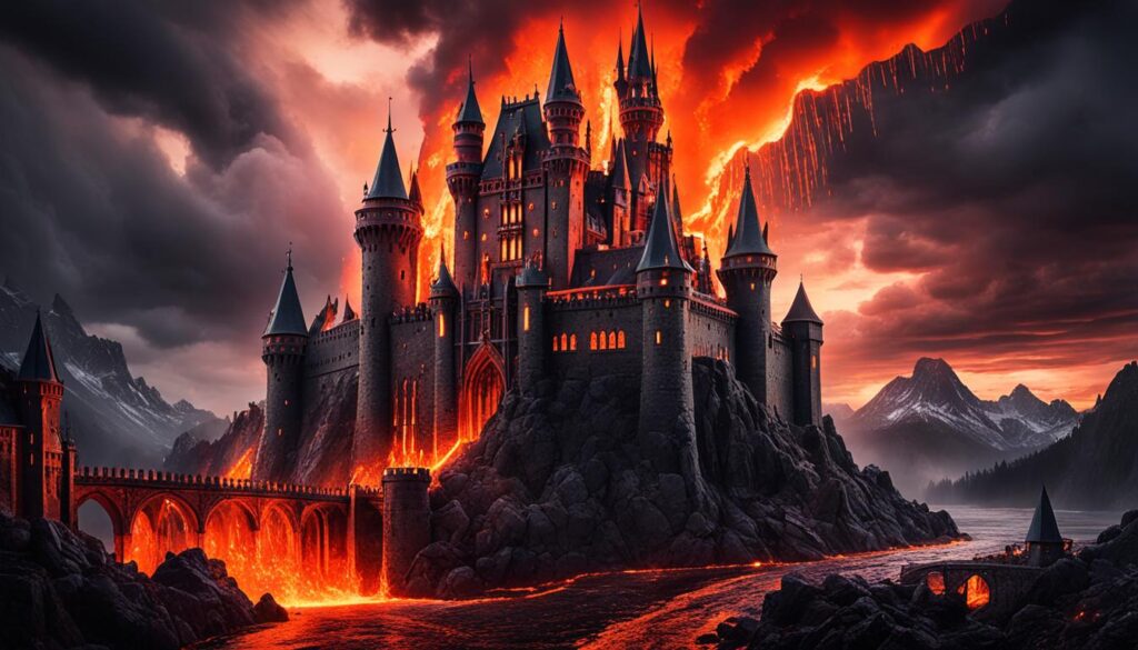 Castle of Fire Design and Visuals Castle of Fire Design and Visuals