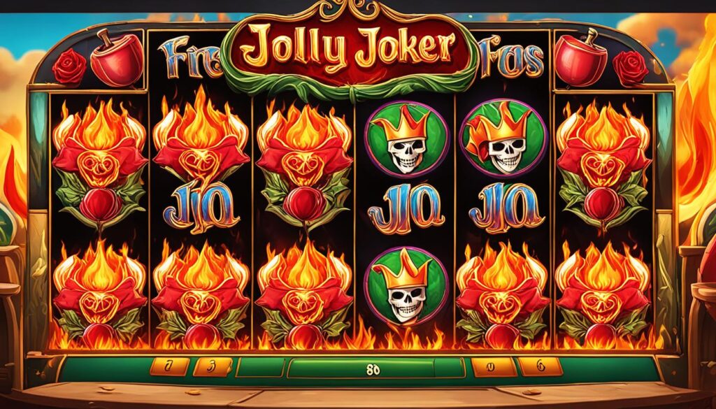 Fire and Roses Jolly Joker Image