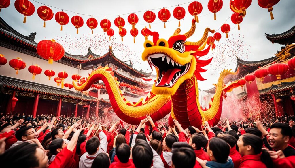 Floating Dragon New Year Festival Image Floating Dragon New Year Festival Image