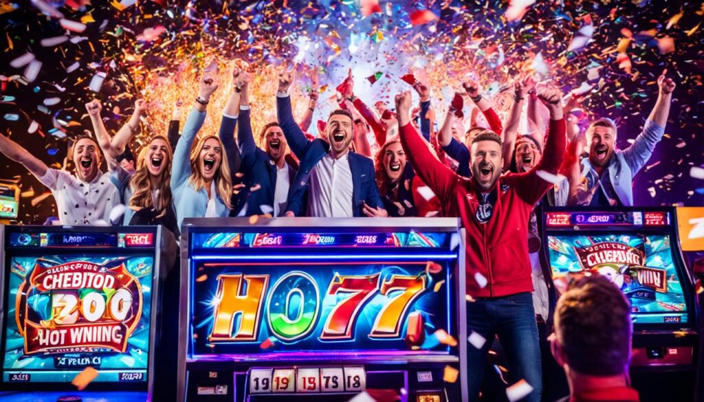 Jackpots in Hot 7's Win