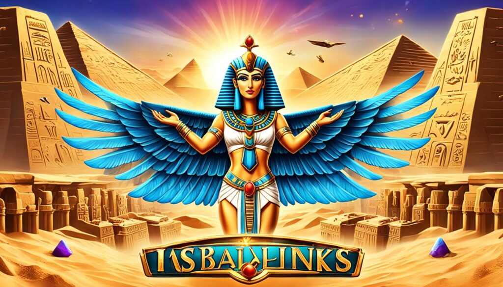 Links of Ra II online casino game Egyptian themed slot features