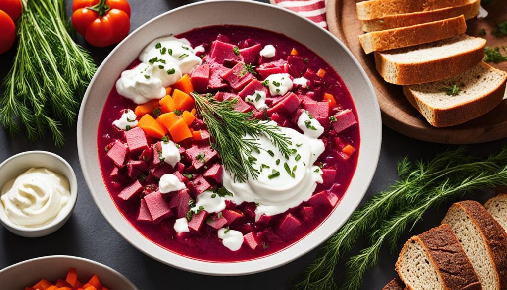 Lucky Borscht sensory experience