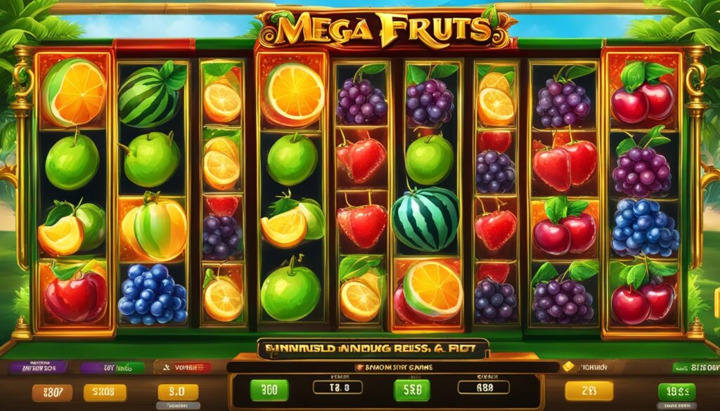 Mega Rich Fruits betting options