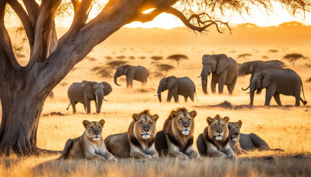 Wildlife photography during an African safari Wildlife photography during an African safari