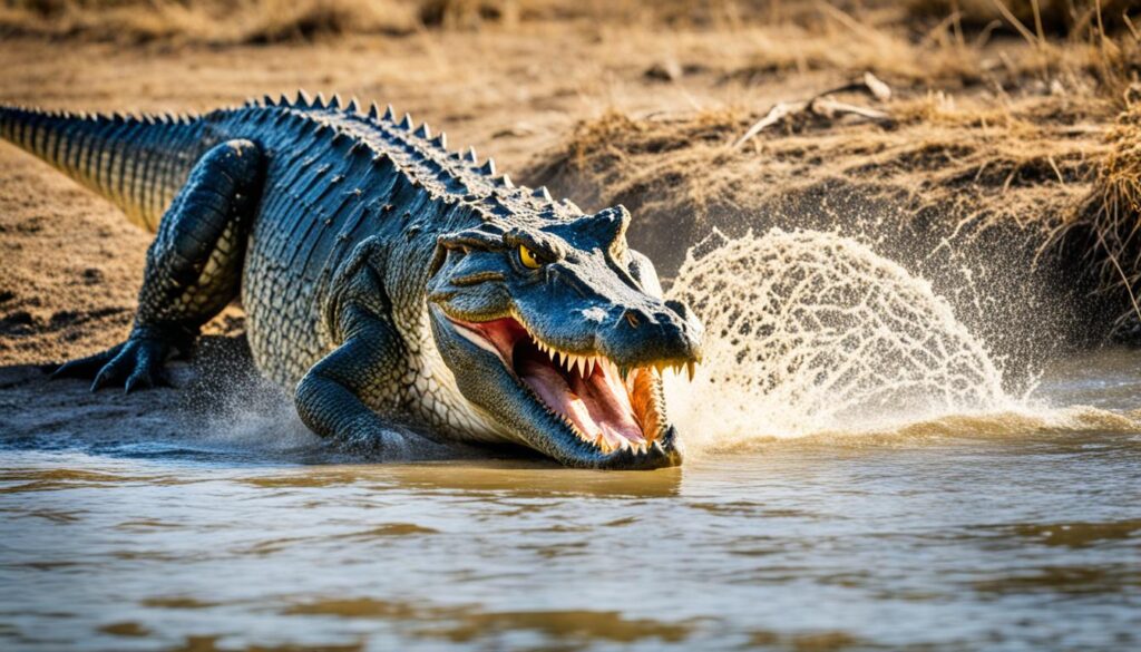 crocodile vs. other predators