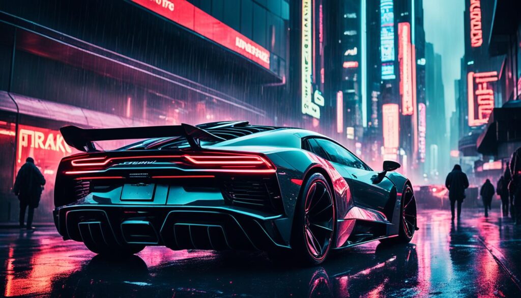 cyberpunk aesthetic