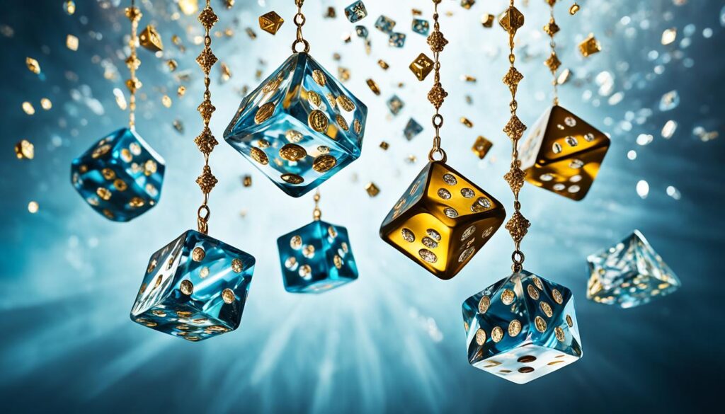 dice-themed imagery