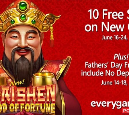 Everygame Poker Debuts New Slot with Free Spins & Father’s Day Celebration