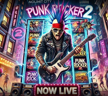 Nolimit City Releases Punk Rocker 2 Slot with Explosive Features