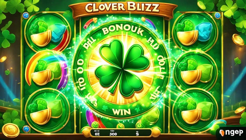 Clover Blitz Hold and Win bonus features