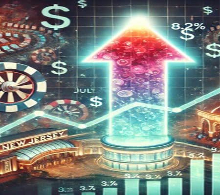 NJ iGaming Revenue Up 8% in July, Land-based Earnings Behind