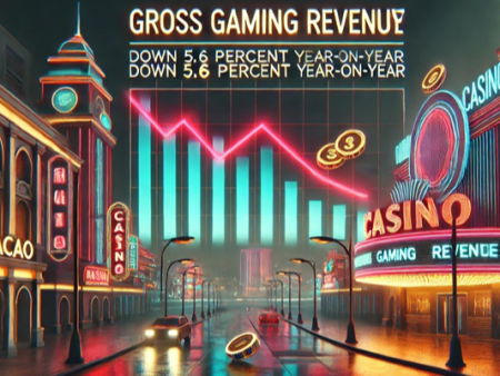 Macau’s January GGR Drops 5.6% as Gaming Industry Faces Challenges